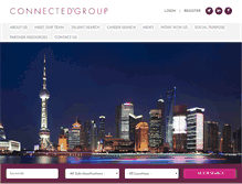 Tablet Screenshot of connectedgroup.com